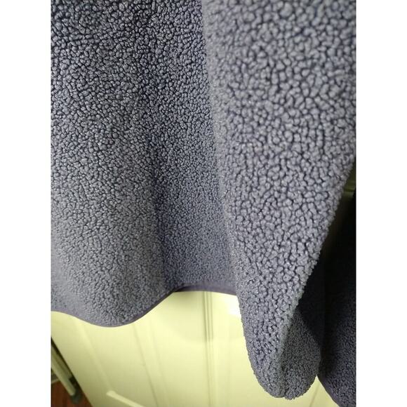 Under Armor Men's M Sherpa Jacket Purple Pullover Golf Snap 1/4 Top Loose Fit - Picture 8 of 12